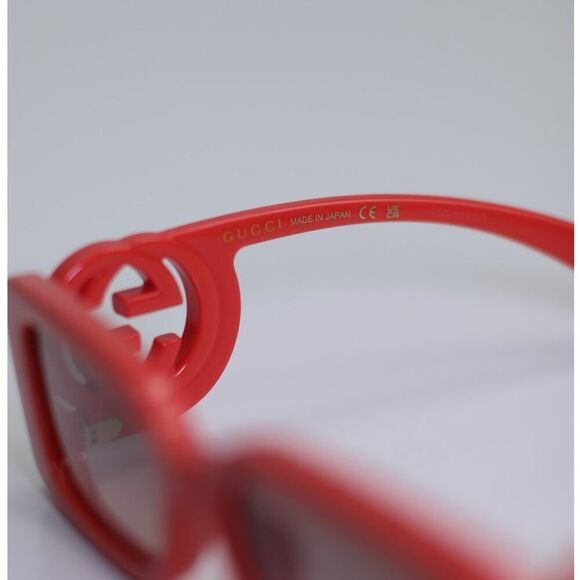 NEW Gucci GG1325S 005 Red Brown Gradient Women Authentic main image 7